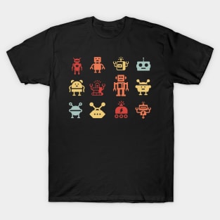 Retro Robot Army T-Shirt